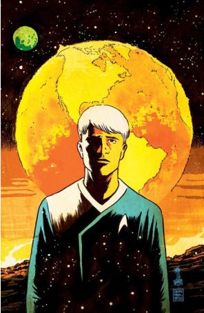 Star Trek: The Last Starship 4C published by IDW with cover art by Francesco Francavilla