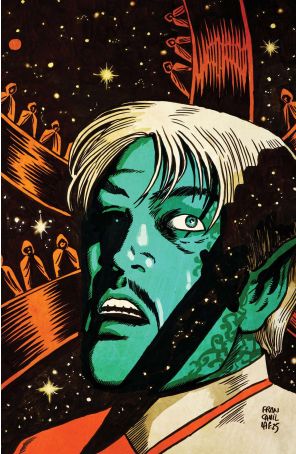 Star Trek: The Last Starship 5C published by IDW with cover art by Francesco Francavilla