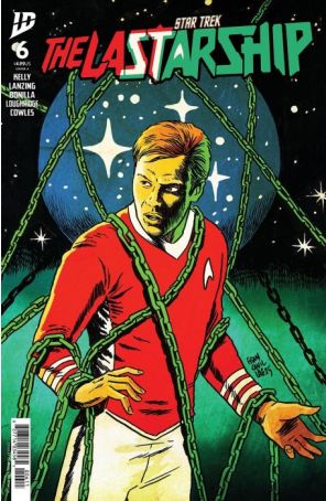 Star Trek: The Last Starship 6A published by IDW with cover art by Francesco Francavilla