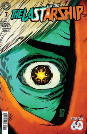 Star Trek: The Last Starship 7A published by IDW with cover art by Francesco Francavilla