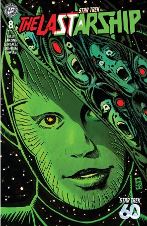 Star Trek: The Last Starship 8A published by IDW with cover art by Francesco Francavilla