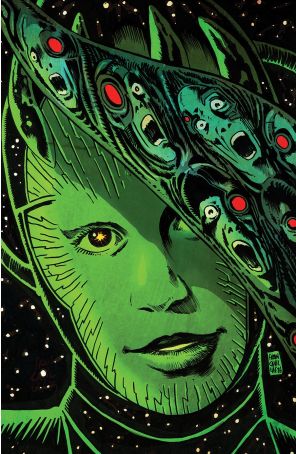 Star Trek: The Last Starship 8C published by IDW with cover art by Francesco Francavilla