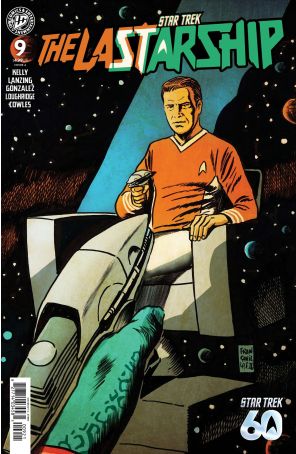 Star Trek: The Last Starship 9A published by IDW with cover art by Francesco Francavilla