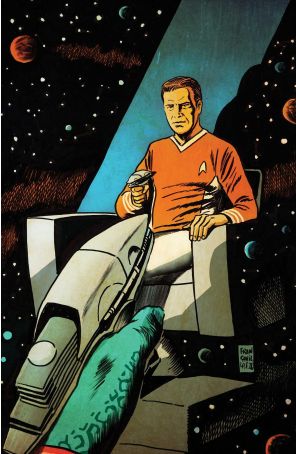 Star Trek: The Last Starship 9C published by IDW with cover art by Francesco Francavilla