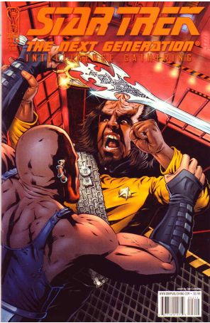 Star Trek: The Next Generation: Intelligence Gathering 2B published by IDW with cover art by Joe Corroney