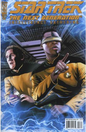 Star Trek: The Next Generation: Intelligence Gathering 3B published by IDW with cover art by Joe Corroney
