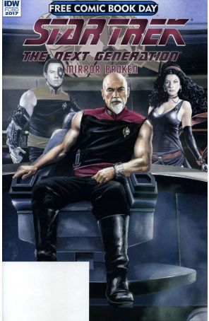 Star Trek: The Next Generation: Mirror Broken 0 published by IDW with cover art by J.K. Woodward