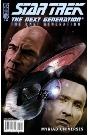 Star Trek: The Next Generation: The Last Generation 5B published by IDW with cover art by J.K. Woodward
