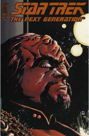 Star Trek: The Next Generation: The Space Between 4C published by IDW with cover art by Zach Howard