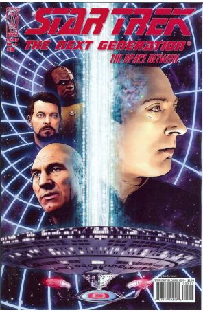 Star Trek: The Next Generation: The Space Between 5A published by IDW with cover art by Joe Corroney