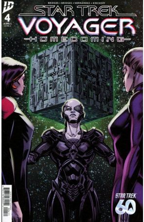 Star Trek: Voyager-Homecoming 4A published by IDW with cover art by Angel Hernandez