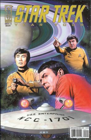 Star Trek: Year Four 2B published by IDW with cover art by Joe Corroney