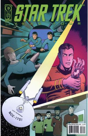 Star Trek: Year Four 3A published by IDW with cover art by Steve Conley