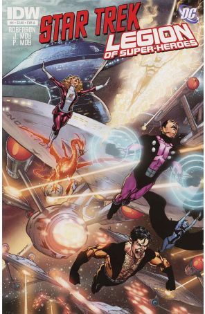 Star Trek/Legion of Super-Heroes 4A published by IDW