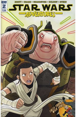 Star Wars Adventures (IDW) 2A published by IDW with cover art by Derek Charm