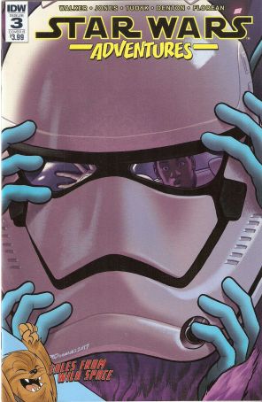 Star Wars Adventures (IDW) 3B published by IDW with cover art by Babs Tarr