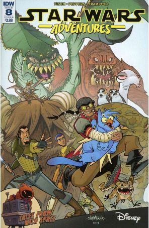 Star Wars Adventures (IDW) 8B published by IDW with cover art by Jon Sommariva