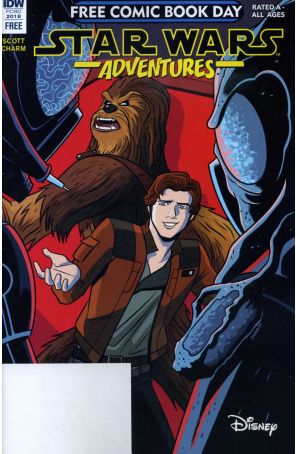 Star Wars Adventures (IDW) FCBD 2018 published by IDW with cover art by Derek Charm