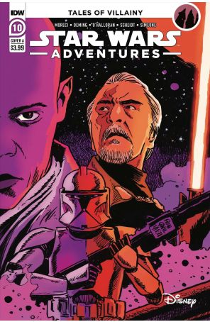 Star Wars Adventures (IDW, 2nd Series) 10A published by IDW with cover art by Francesco Francavilla