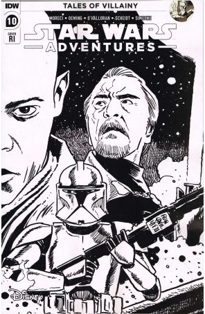 Star Wars Adventures (IDW, 2nd Series) 10D published by IDW with cover art by Francesco Francavilla