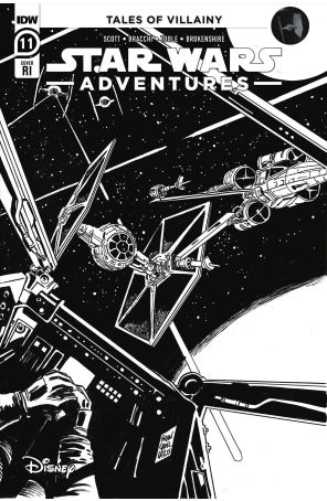 Star Wars Adventures (IDW, 2nd Series) 11C published by IDW with cover art by Francesco Francavilla