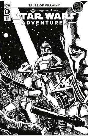 Star Wars Adventures (IDW, 2nd Series) 9C published by IDW with cover art by Francesco Francavilla