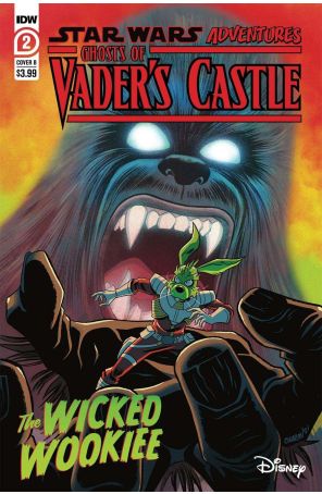 Star Wars Adventures: Ghosts of Vader's Castle 2B published by IDW with cover art by Derek Charm