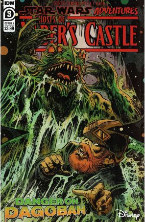 Star Wars Adventures: Ghosts of Vader's Castle 3A published by IDW with cover art by Francesco Francavilla