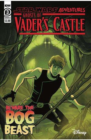 Star Wars Adventures: Ghosts of Vader's Castle 3B published by IDW with cover art by Derek Charm
