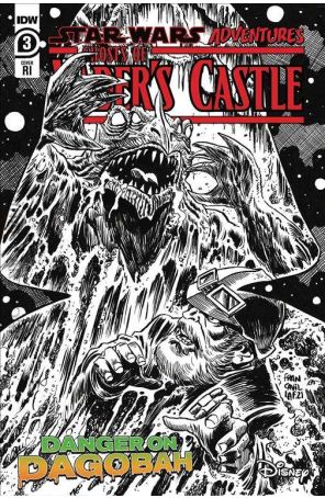 Star Wars Adventures: Ghosts of Vader's Castle 3C published by IDW with cover art by Francesco Francavilla