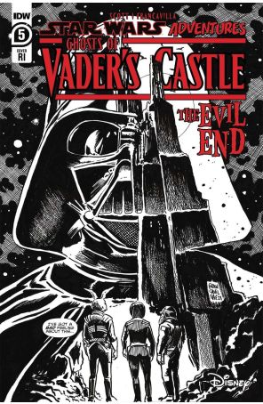 Star Wars Adventures: Ghosts of Vader's Castle 5C published by IDW with cover art by Francesco Francavilla