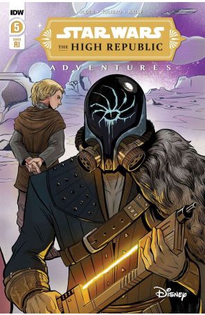 Star Wars: The High Republic Adventures 5RI published by IDW with cover art by Yael Nathan