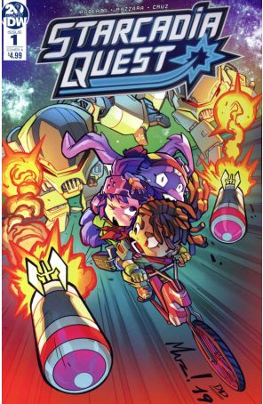 Starcadia Quest 1A published by IDW with cover art by Aurelio Mazzara