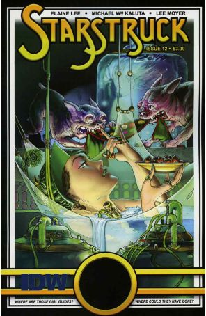 Starstruck 12 published by IDW with cover art by Michael W. Kaluta