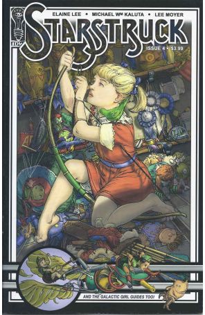 Starstruck 4 published by IDW with cover art by Michael W. Kaluta