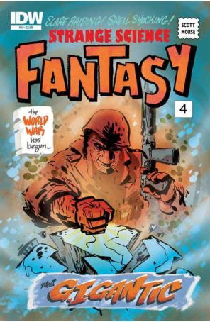 Strange Science Fantasy 4 published by IDW with cover art by C. Scott Morse