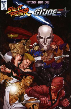 Street Fighter X G.I. Joe 1 published by IDW with cover art by Mike Choi