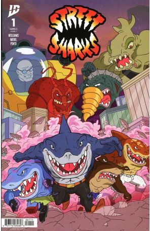 Street Sharks (IDW) 1A published by IDW with cover art by Philip Murphy