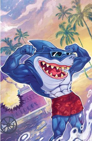 Street Sharks (IDW) 1E published by IDW with cover art by Elizabeth Beals