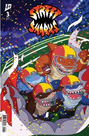 Street Sharks (IDW) 3A published by IDW with cover art by Philip Murphy