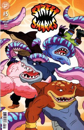 Street Sharks (IDW) 5A published by IDW with cover art by Philip Murphy