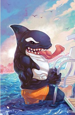 Street Sharks (IDW) Annual 2026E published by IDW with cover art by Elizabeth Beals