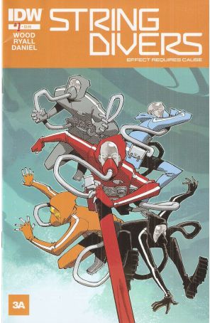 String Divers 1A published by IDW with cover art by Nelson Daniel