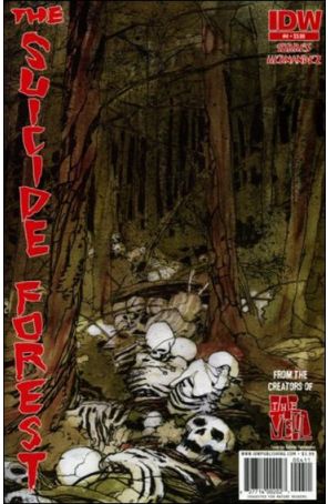 The Suicide Forest 4 published by IDW with cover art by Gabriel Hernandez