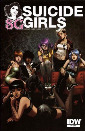 Suicide Girls 1 published by IDW with cover art by Cameron Stewart