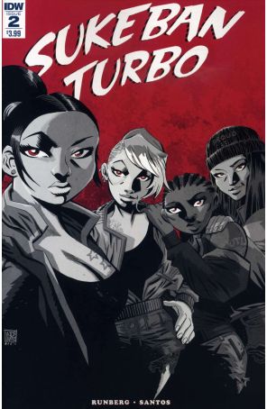 Sukeban Turbo 2A published by IDW with cover art by Victor Santos