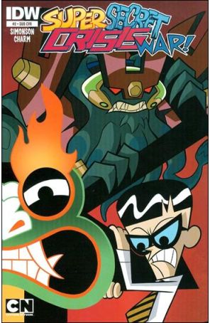 Super Secret Crisis War! 2A published by IDW with cover art by Troy Little