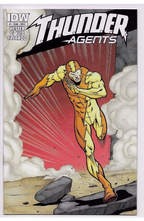 T.H.U.N.D.E.R. Agents (5th Series) 1C published by IDW with cover art by Andrea Di Vito
