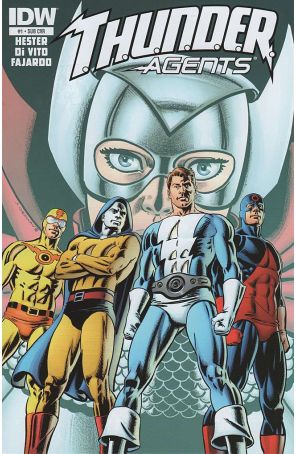 T.H.U.N.D.E.R. Agents (5th Series) 1F published by IDW with cover art by Jerry Ordway