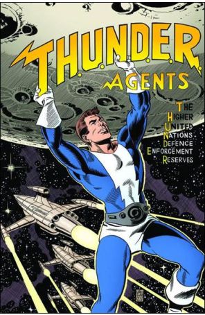 T.H.U.N.D.E.R. Agents (5th Series) 2C published by IDW with cover art by Dave Sim